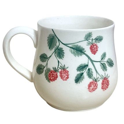 Кружка ручной работы «Малина», керамика, 350 мл, фото 3.