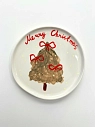 Тарелка ручной работы ММ керамика на Новый год с ёлкой «Merry Christmas», 23 см, превью фото 1