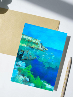 Открытка «Сходка яхт на пляже Баунти», Елена Романцова