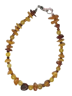 Браслет ручной работы «Янтарь»