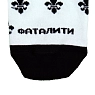 Носки Barking Store «Фаталити», р-р 40-45, белые, превью фото 2