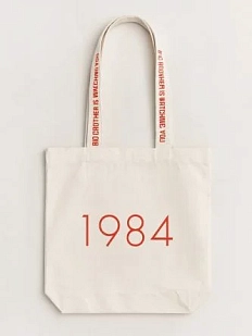 Сумка шоппер «1984», белый