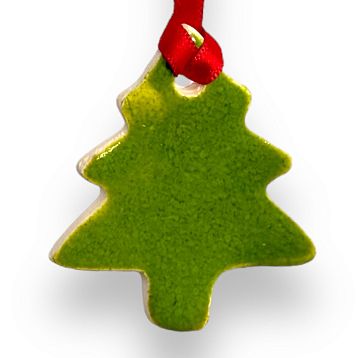Ёлочная игрушка из керамики «Ёлочка», 4 см, фото 3.