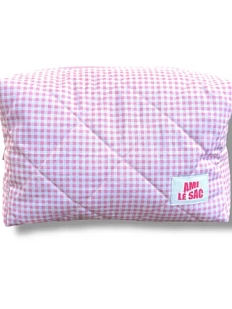 Косметичка ручной работы АМИ (Ami lé sac) «Grand», розовая клетка