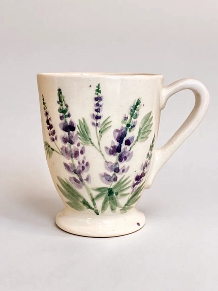 Кружка ручной работы Верба керамика классика «Лаванда», керамика, 250 мл, фото 2.