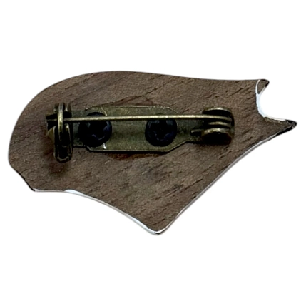 Брошь «Ёжик», коричневая, фото 3.