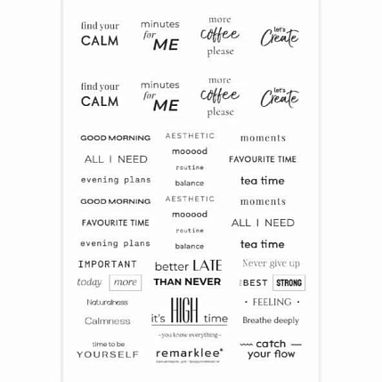 Стикерпак «Find your calm», фото 1.