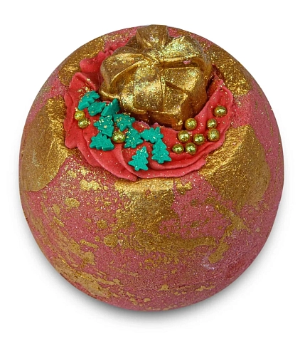 Бомбочка для ванны Boom Shop «Роскошь праздника» 250 г, красная, фото 1.