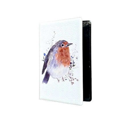 Обложка на паспорт DARI DARI «Снегирь», кожзам, фото 1.