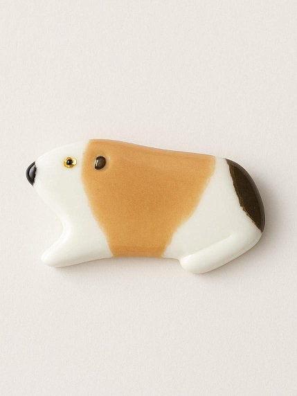 Брошь ручной работы «Морская свинка», фото 1.