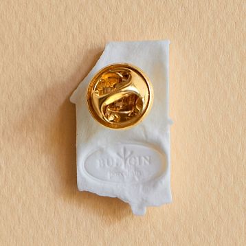 Брошь ручной работы Bulygin «Брейгель», белая, фарфор, фото 3.