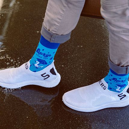 Носки «Основан в 1703 году», р-р 42-46, голубые, фото 2.