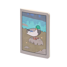 Блокнот «Gudim Duck», А5, 40 листов, серый