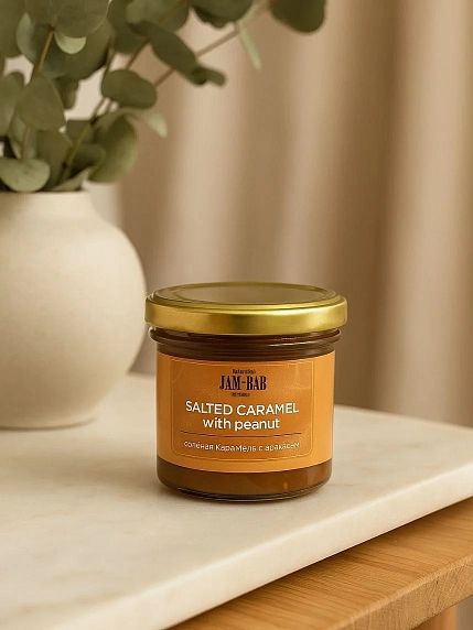 Cолёная карамель ДжемБар с арахисом, 110 г, фото 2.