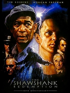 Кинопостер «Пoбег из Шoушенка»