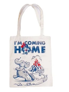 Сумка шоппер «I'm coming home / circus closed», белый