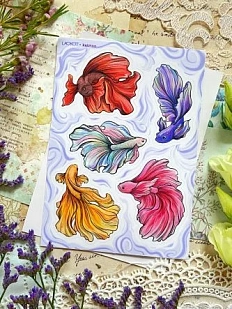 Стикерпак Лавкот «Рыбки», А6