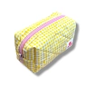 Косметичка ручной работы АМИ (Ami lé sac) «Bebesss», жёлтая клетка, превью фото 5