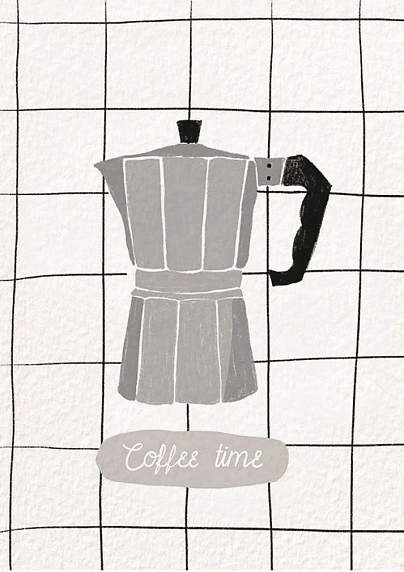 Открытка ЙЕТТИ «Coffee time», А6, фото 1.