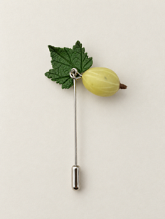 Брошь Подарки руками «Крыжовник», полимерная глина