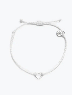 Браслет WAF WAF «Сердце», белый