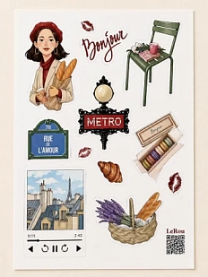 Стикерпак ЛеРу «Французский», А6