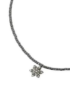 Чокер Бур.Мур «Winter metal», гематит