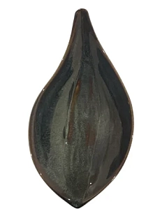 Тарелка ручной работы Лепесток лотоса VELES «Полночь Волшебства», фарфор