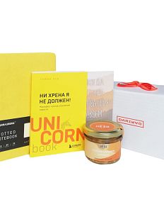 Подарочный набор с книгой «Ни хрена я не должен», блокнотом и мягкой карамелью