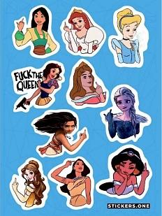Стикерпак «Disney princess»