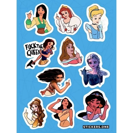 Стикерпак «Disney princess», фото 1.