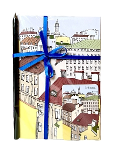 Подарочный набор Elizabeth Madar «Крыши», 40 листов