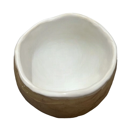 Пиала ручной работы Катя Вебер Кокос, керамика, 250 мл, фото 3.