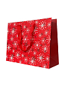 Пакет подарочный «Снежинки и звёзды», превью фото 2