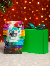 Большой подарочный набор авторского шоколада на Новый год