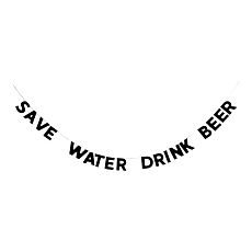 Гирлянда «SAVE WATER DRINK BEER»