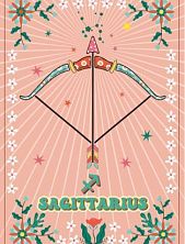 Постер интерьерный DARI DARI со знаком зодиака «Стрелец», А3