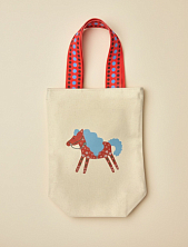 Мини-шоппер для вина «Лошадка», 23*30 см