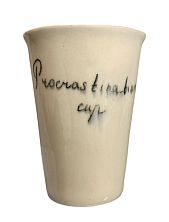 Стакан ручной работы «Procrastination cup», полуфарфор, 200 мл