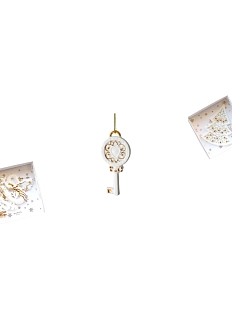 Набор ёлочных игрушек Фарфор Булыгина «Дракон Ключик Ёлочка»