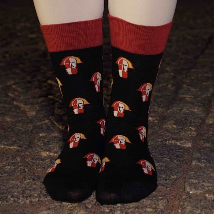 Носки «Голова Крестьянина», р-р 42-46, коричневые, фото 3.