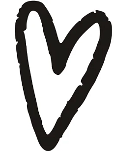 3D Стикер на телефон «Чёрное сердце», объёмный, 3 см