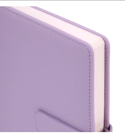 Подарочный набор с ежедневником «President» и ручкой, сиреневый, фото 4.