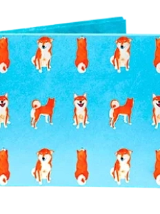 Кошелёк New Wallet «Sibainu», голубой