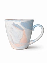 Кружка ручной работы Тата вытворяет/NF ceramics «Ни**я не понятно, но очень интересно», голубая, керамика, 400 мл, превью фото 2