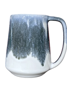 Скандинавская кружка ручной работы VELES «Илулиссат», фарфор, 350 мл