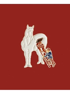 Металлический значок Heart of Moscow «Троянский конь» серия Страдающее средневековье