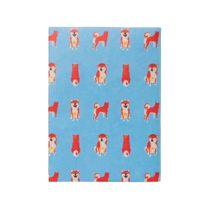 Обложка на паспорт New Wallet «New Shiba», голубая, фото 1.