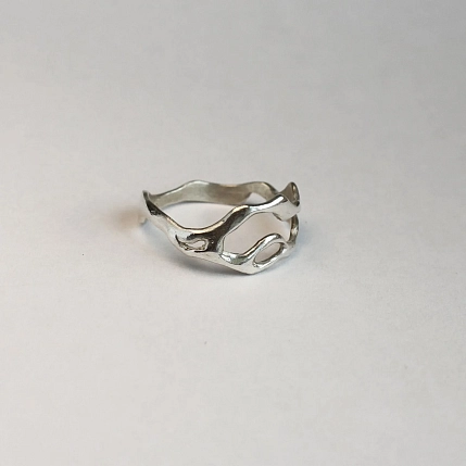 Кольцо из нейзильбера «Дельта», фото 3.