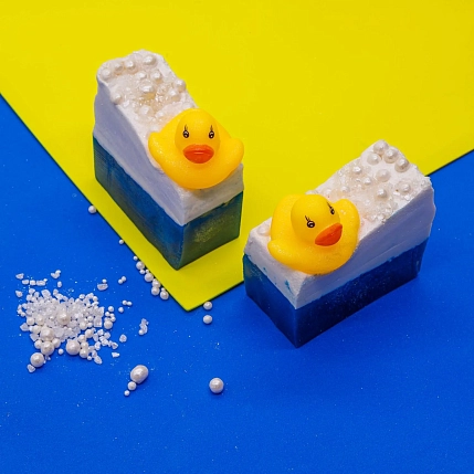 Мыло Boom Shop «Пенная вечеринка», сине-белое, фото 2.